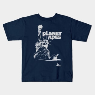 Retro Planet Of The Apes Kids T-Shirt